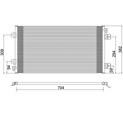 Condenser, air conditioning