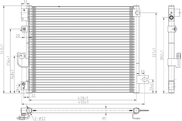 Condenser, air conditioning