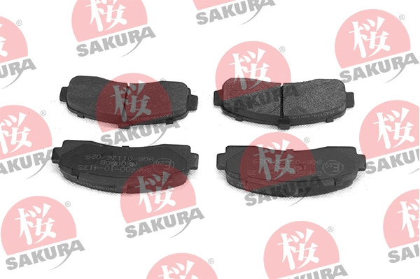 Brake Pad Set, disc brake (600-10-4135)