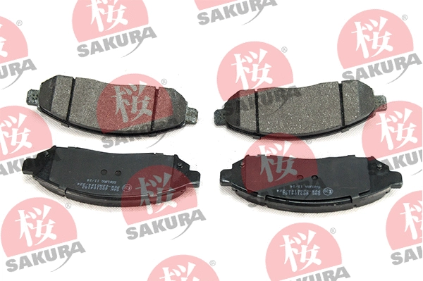 Brake Pad Set, disc brake (600-10-4182)