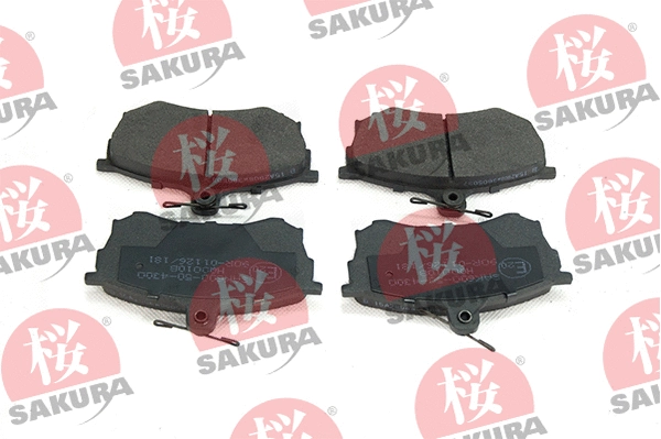 Brake Pad Set, disc brake (600-50-4300)