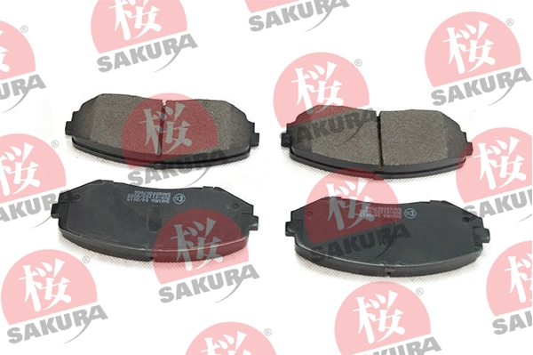 Brake Pad Set, disc brake (600-80-7066)