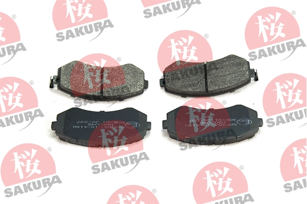 Brake Pad Set, disc brake (600-10-4190)