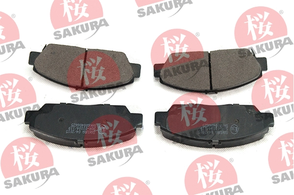 Brake Pad Set, disc brake (600-40-6625)
