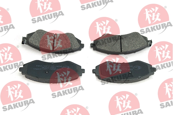Brake Pad Set, disc brake (600-00-8350)