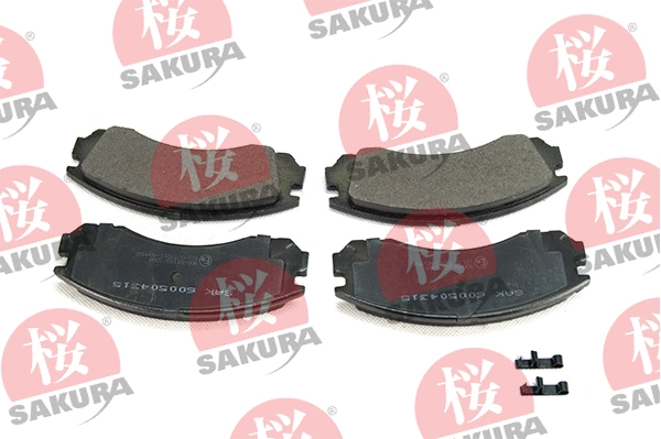 Brake Pad Set, disc brake (600-50-4315)