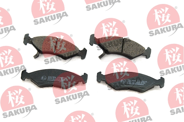 Brake Pad Set, disc brake (600-03-8800)