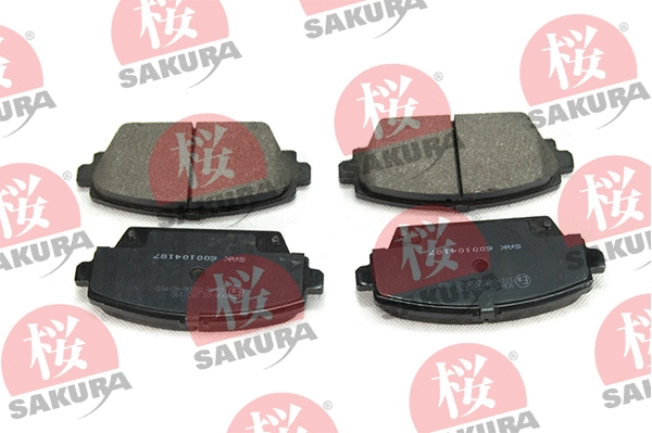 Brake Pad Set, disc brake (600-10-4187)