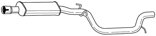 Centre Muffler (60491)