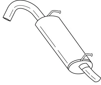 Rear Muffler (13678)