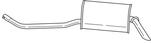 Rear Muffler (16601)