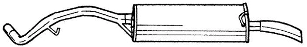 Rear Muffler (65604)