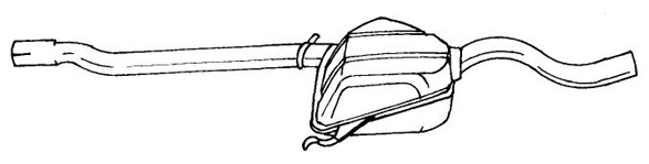 Centre Muffler (12457)