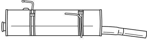 Rear Muffler (45607)