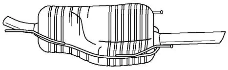 Rear Muffler (40677)