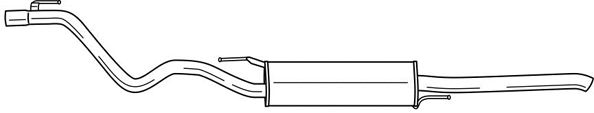 Rear Muffler (60651)