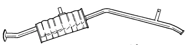 Rear Muffler (70602)