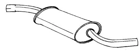 Centre Muffler (60447)