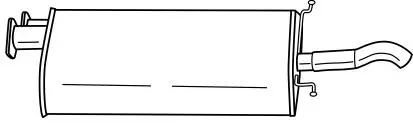 Rear Muffler (34623)