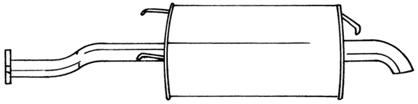 Rear Muffler (65638)