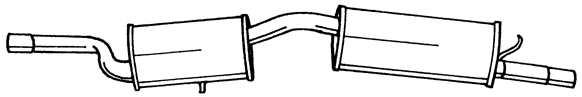 Rear Muffler (12665)