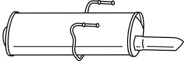 Rear Muffler (45672)