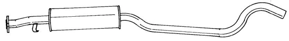 Centre Muffler (40471)