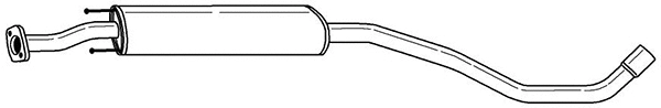Centre Muffler (38466)
