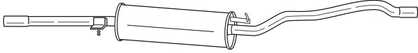 Centre Muffler (26434)