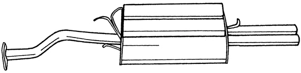 Rear Muffler (65613)