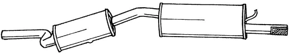 Rear Muffler (12690)