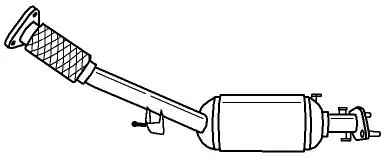 Soot/Particulate Filter, exhaust system (38337)