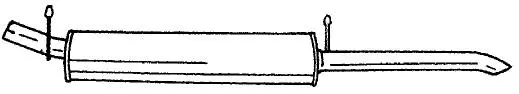 Rear Muffler (40620)