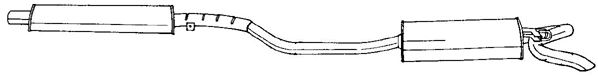 Rear Muffler (16651)