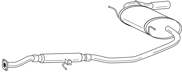 Rear Muffler (34620)