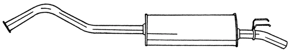 Rear Muffler (50619)