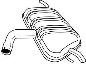 Rear Muffler (60695)