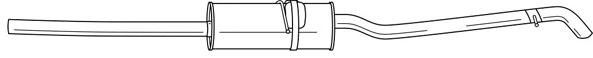 Rear Muffler (35628)