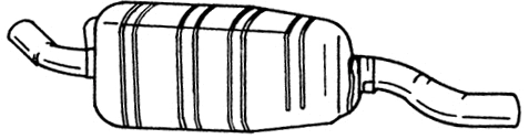 Rear Muffler (40661)