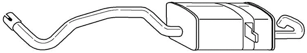 Rear Muffler (50614)