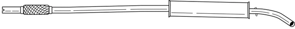 Centre Muffler (16401)