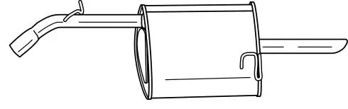 Rear Muffler (73609)