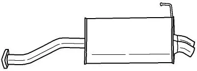 Rear Muffler (23646)