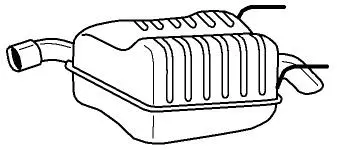 Rear Muffler (41635)