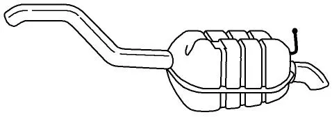 Rear Muffler (61623)
