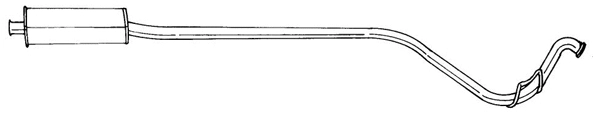 Centre Muffler (50470)