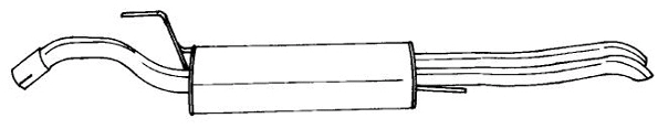 Rear Muffler (60666)