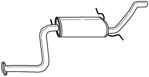 Rear Muffler (34699)