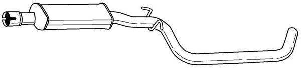 Centre Muffler (60434)