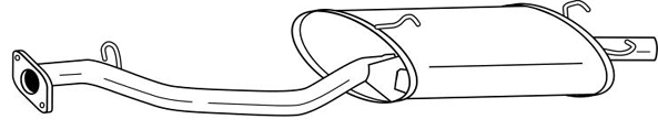 Rear Muffler (23616)